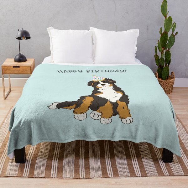Item preview, Bernedoodle Doodle Dog Happy Birthday designed and sold by thepawster.