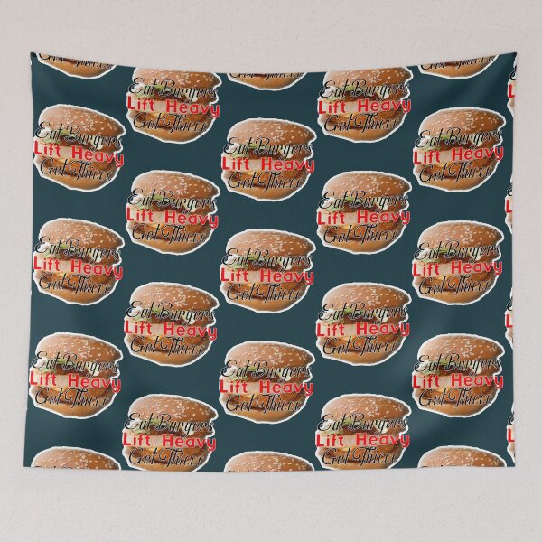 Item preview, Eat Burgers Lift Heavy Get Thiccc designed and sold by TasuDesigners.
