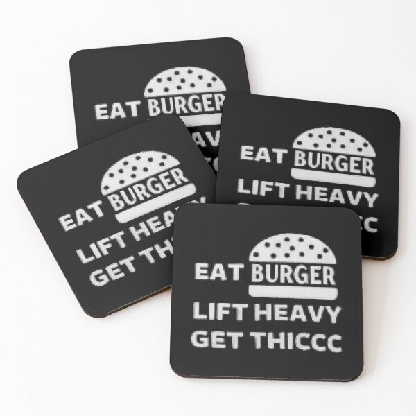 Item preview, Eat Burgers Lift Heavy Get Thiccc designed and sold by TasuDesigners.