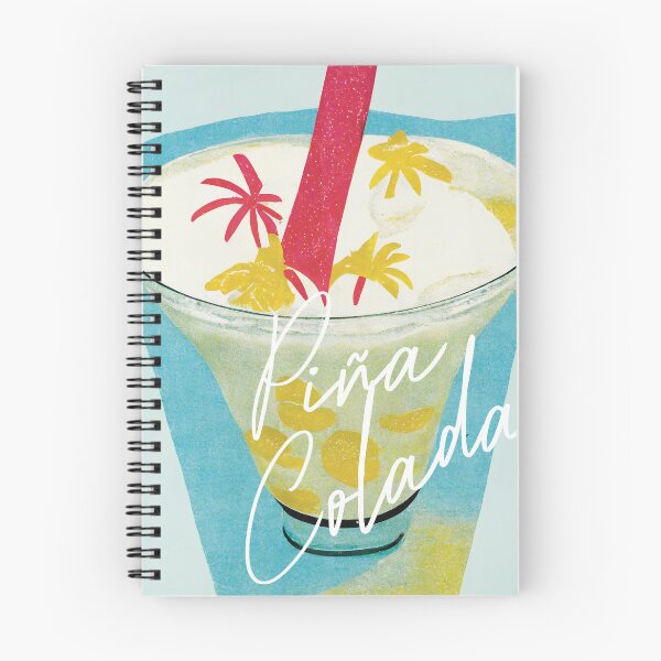 Item preview, Pina Colada Retro Cocktail Poster Beach Bar Prints, Vintage Drinks, Recipe, Wall Art designed and sold by betternotes.