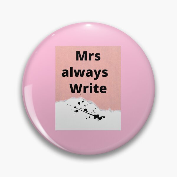 Item preview, Mrs always write - book themed design  designed and sold by NewPages.