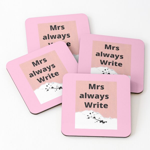Item preview, Mrs always write - book themed design  designed and sold by NewPages.