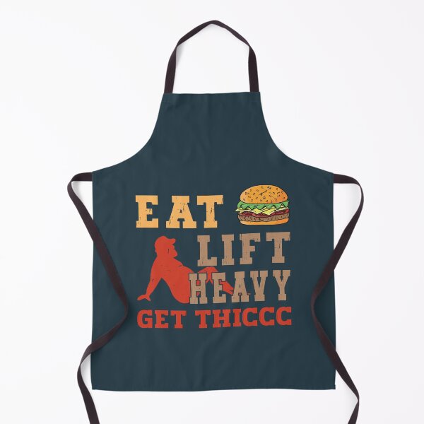 Item preview, Eat Burgers Lift Heavy Get Thiccc Funny Vintage designed and sold by TasuDesigners.