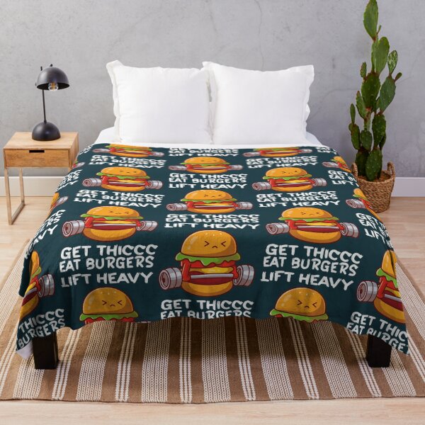 Artikelvorschau, Essen Sie Burger, heben Sie schwer, bekommen Sie dick entworfen und verkauft von TasuDesigners.