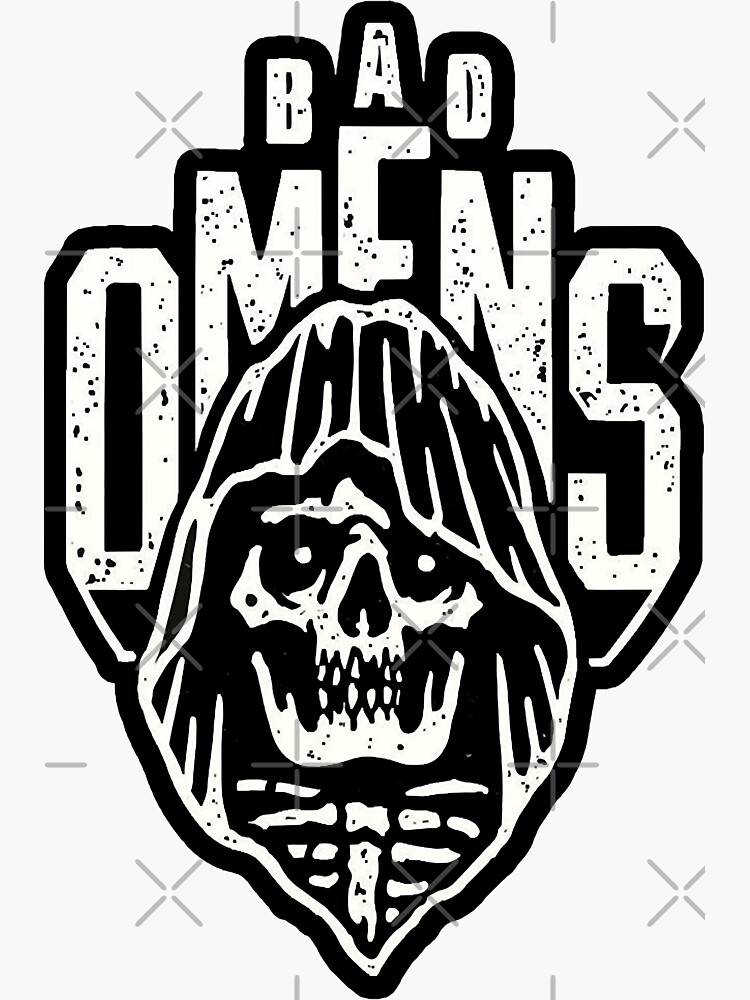 "Most Important Bad Omens Halloween Holiday" Sticker for Sale by ...