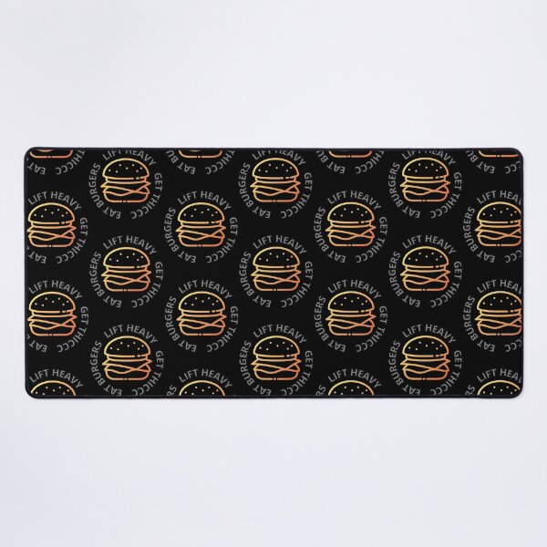 Item preview, eat burgers lift heavy get thiccc designed and sold by TasuDesigners.