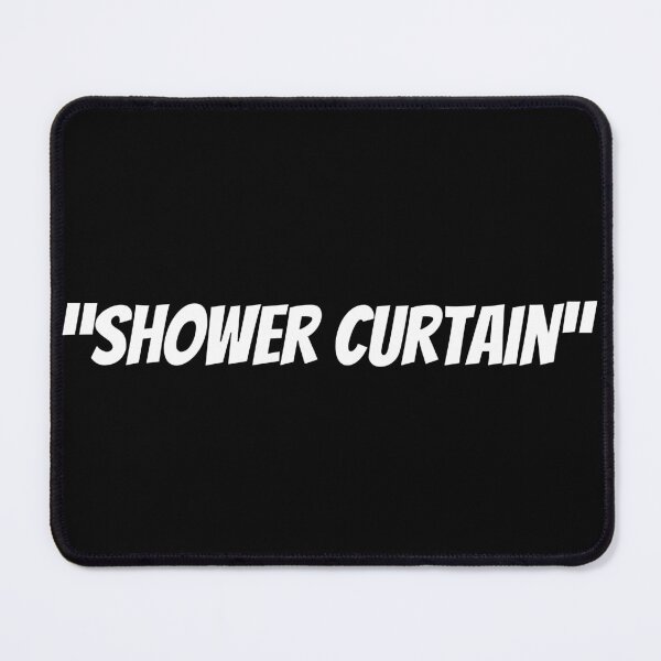 Item preview, Shower Curtain Quotation Marks Text designed and sold by Sour Soul.