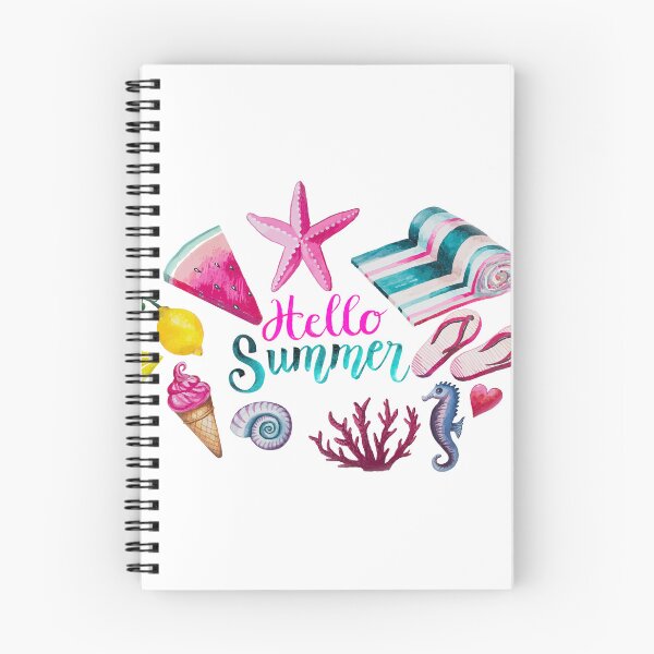 Item preview, hello summer watercolor summer bathing shoes designed and sold by salmikamel.