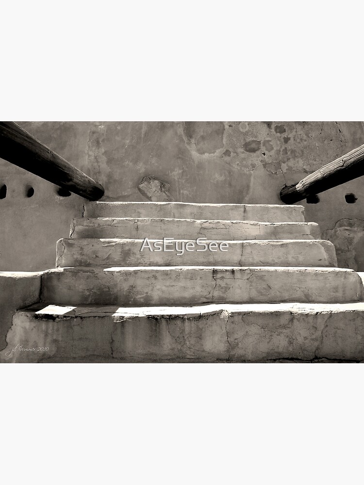Steps at Tumacacori by AsEyeSee