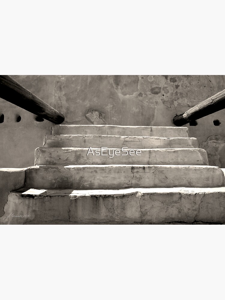 Steps at Tumacacori by AsEyeSee