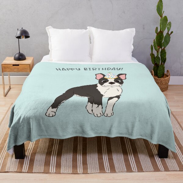 Item preview, Boston Terrier Bostie Dog Happy Birthday designed and sold by thepawster.