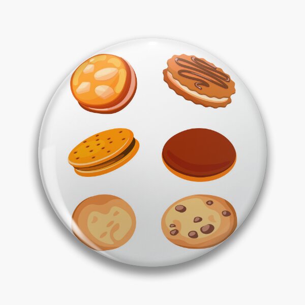 Item preview, four types of cookies on a white background designed and sold by Zhanna Lenivaya.