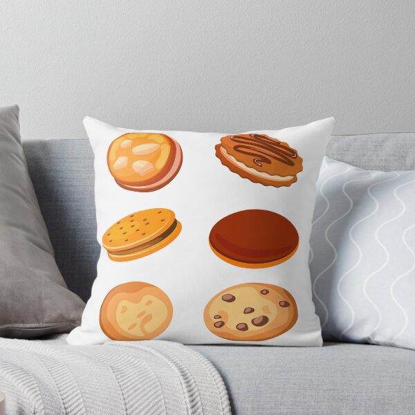 Item preview, four types of cookies on a white background designed and sold by Zhanna Lenivaya.