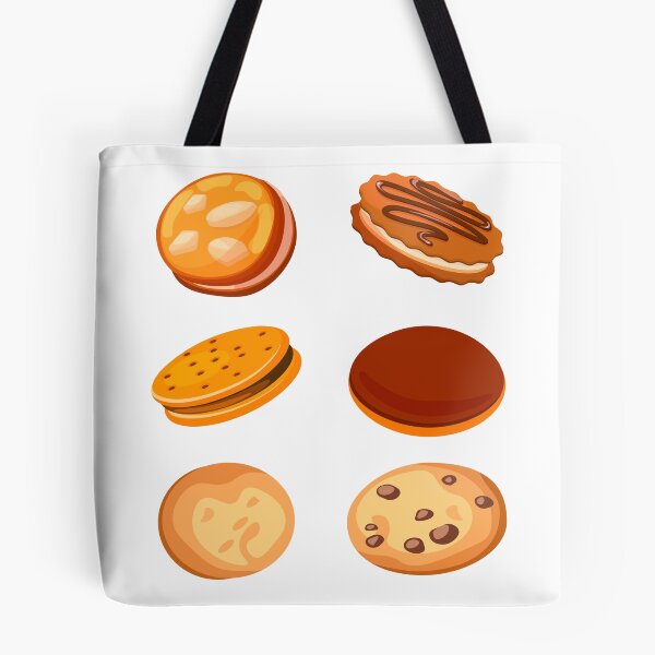 Item preview, four types of cookies on a white background designed and sold by Zhanna Lenivaya.