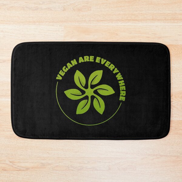 Item preview, Vegan Are Everywhere | Green Leaf Turbine | Black designed and sold by Teenker.