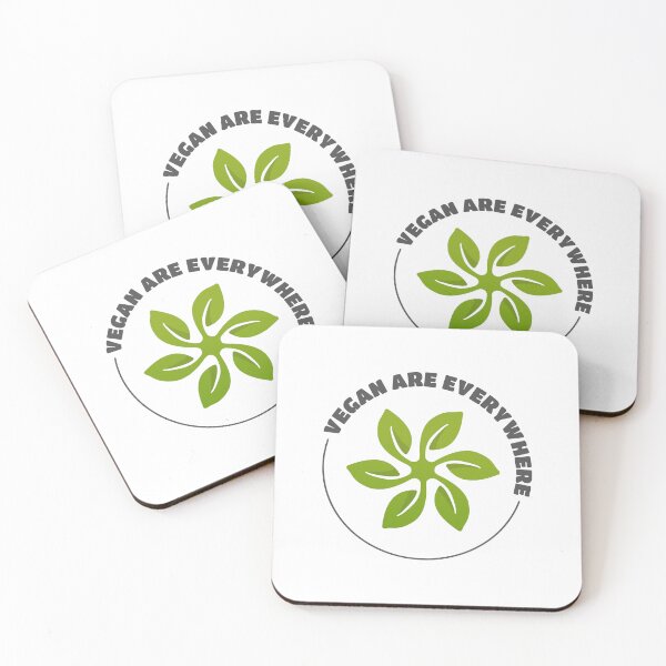 Item preview, Vegan Are Everywhere | Green Leaf Turbine | Green Black designed and sold by Teenker.