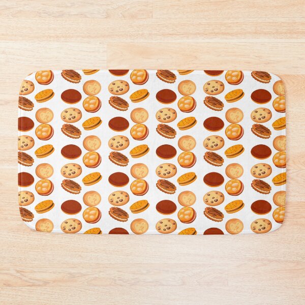 Item preview, four types of cookies on a white background designed and sold by Zhanna Lenivaya.