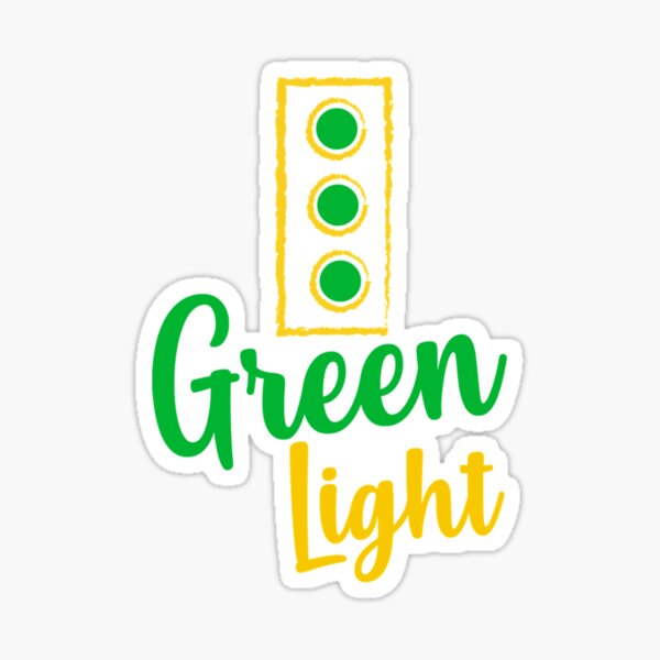 "Greenlights Traffic Light" Sticker for Sale by Redbubble