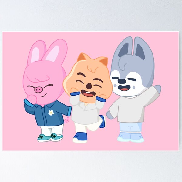 Póster for Sale con la obra «STRAY KIDS (SKZOO) 3 Racha» de ...