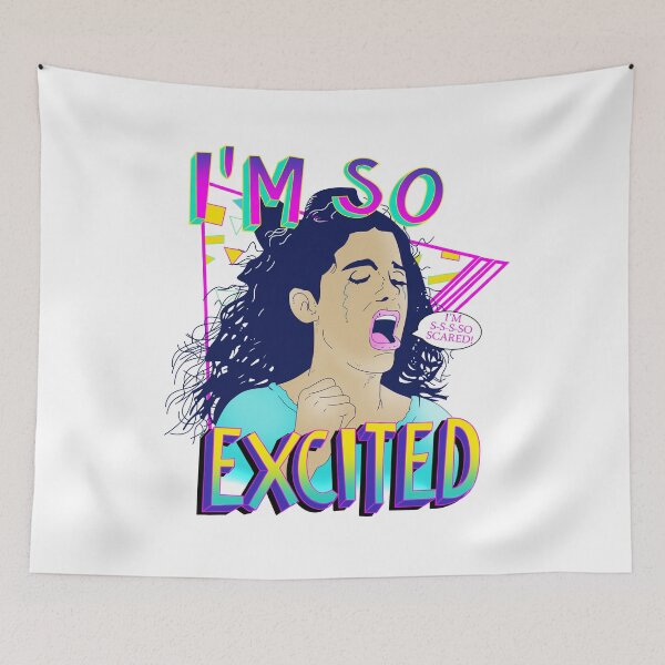 Item preview, I'm So Excited I'm So Scared designed and sold by Neobasemeson.