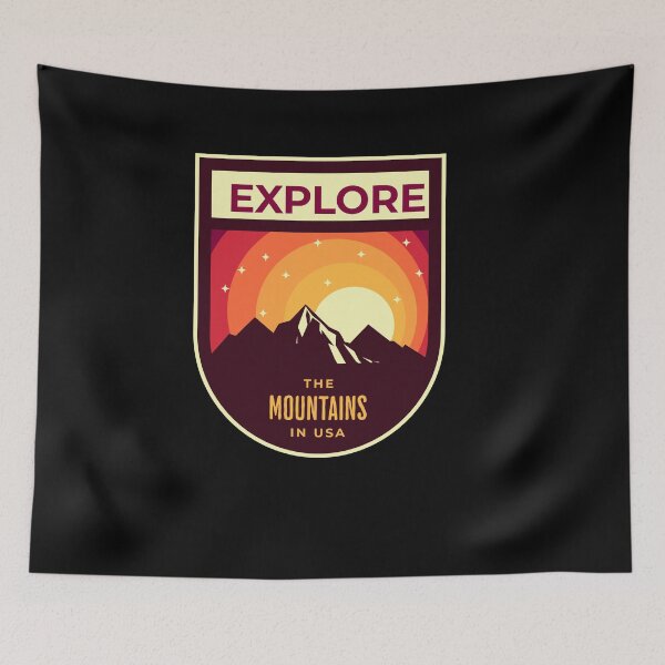 Item preview, Trendy Explore The Mountains Outdoors Adventure T-Shirt designed and sold by Hema Thilakaratne.