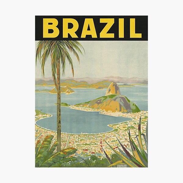 Item preview, 1940s Painting of Brazil designed and sold by Luke Mckinstry.