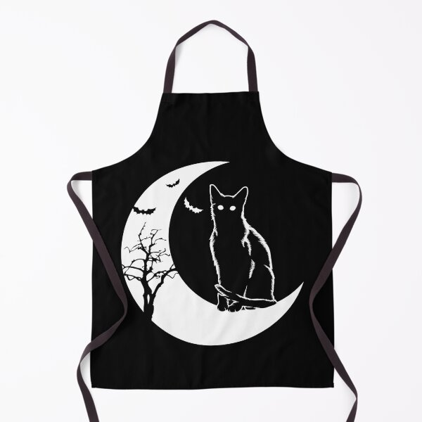 Item preview, Halloween Black Cat Fanatics Cute Bat And Moon Gift designed and sold by MalloWilli.