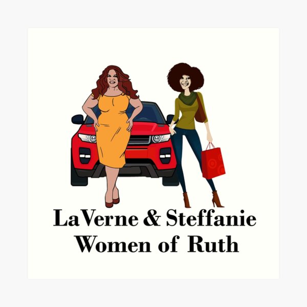 LaVerne & Steffanie Art Print
