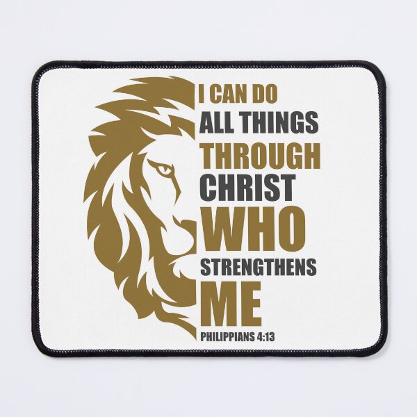 Item preview, I Can Do All Thing Through Christ Who Strengthens Me Philippians 4:13 Religious Christian designed and sold by TAYTAUS.