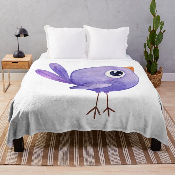 Item preview, The cute purple ball bird alone is alone designed and sold by ShaStyle ArtFo.