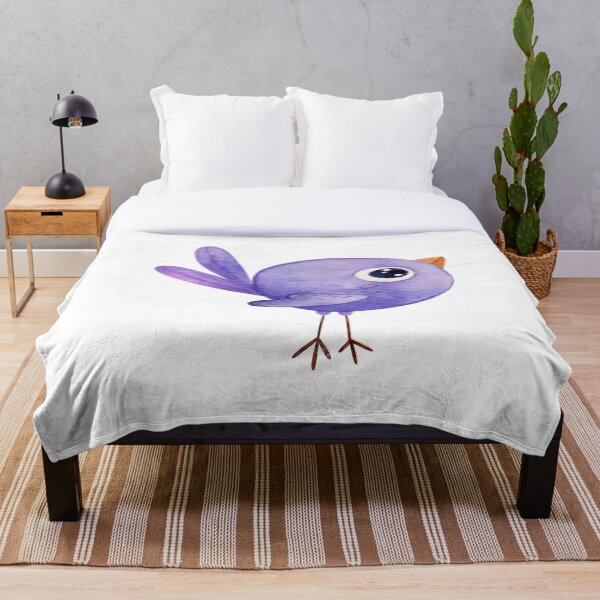 Item preview, The cute purple ball bird alone is alone designed and sold by ShaStyle ArtFo.