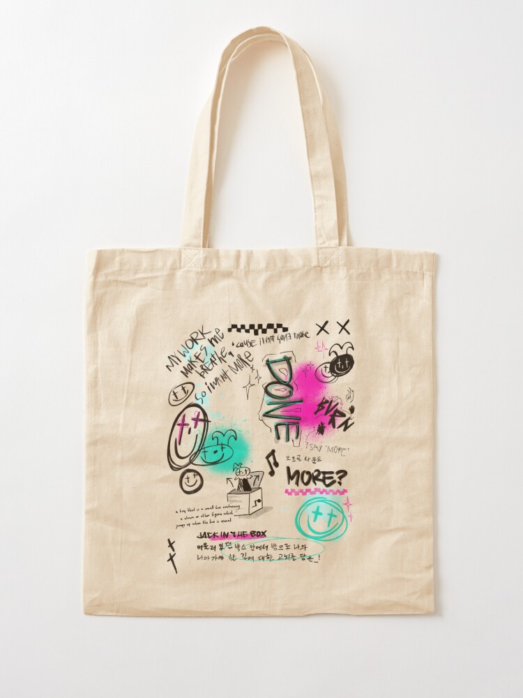 BTS Jack in the Box Totebag J-HOPE JITB Hobi Hoseok Tote Bag 