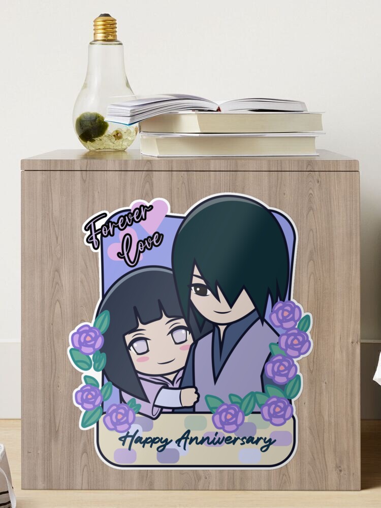 SasuHina Romance Jounin Era Sticker for Sale by TheMochiBox