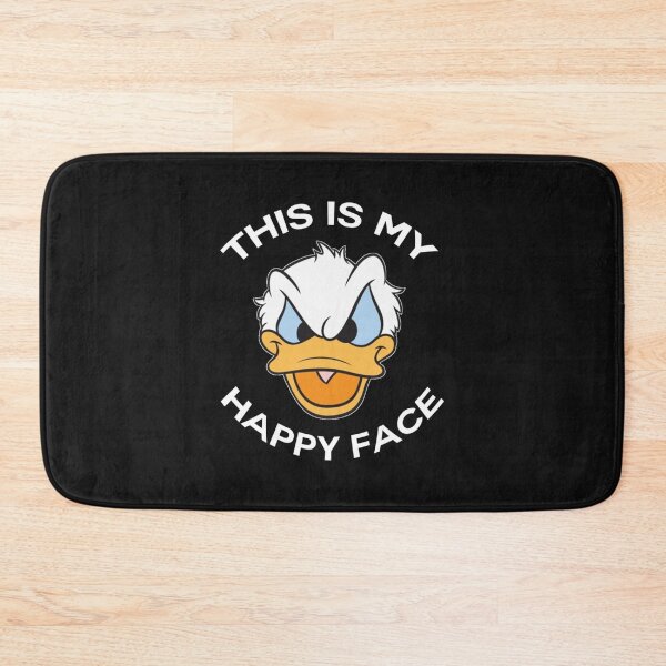 Item preview, T-shirt Donald Duck en colère grincheux cest mon visage heureux designed and sold by DessieHayes.