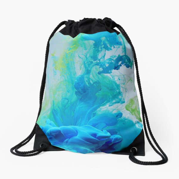 Breathing Underwater Drawstring Bag