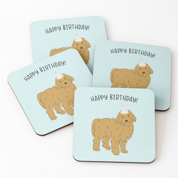 Item preview, Goldendoodle Doodle Dog Happy Birthday designed and sold by thepawster.