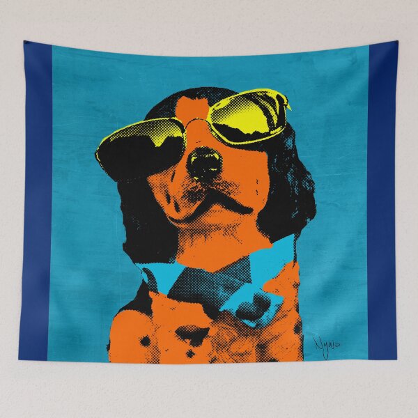 Item preview, POP ART COOL STAR DOG designed and sold by NYWA-ART.