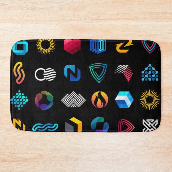 Item preview, Fluo Symbols Pattern To Show It On My Floor Pillows designed and sold by MAX8-0.