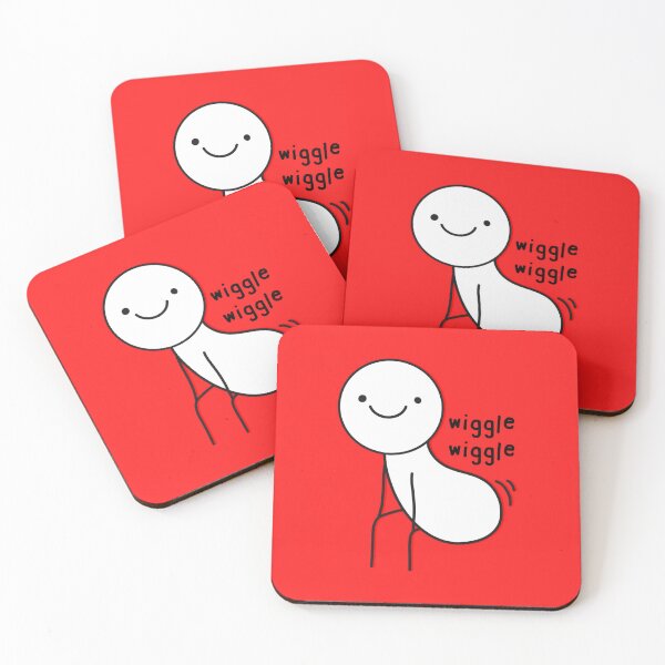 Item preview, Wiggle wiggle meme funny designed and sold by Mindy Bubble.