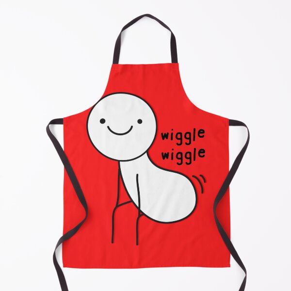 Item preview, Wiggle wiggle meme funny designed and sold by Mindy Bubble.