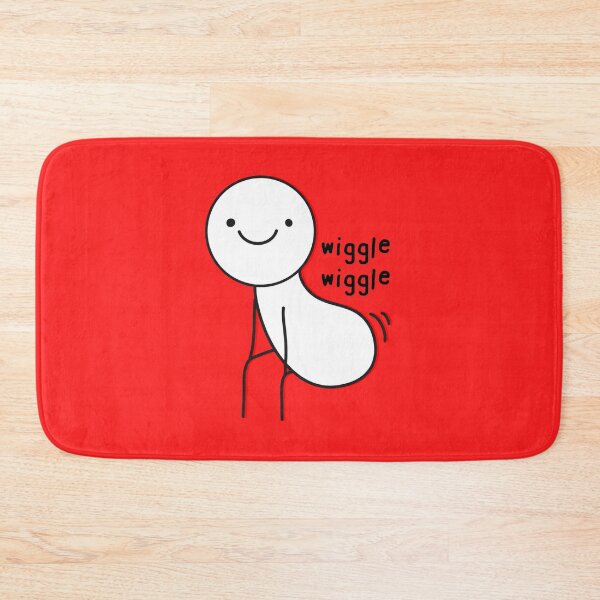Item preview, Wiggle wiggle meme funny designed and sold by Mindy Bubble.