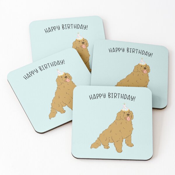 Item preview, Goldendoodle Doodle Dog Happy Birthday designed and sold by thepawster.