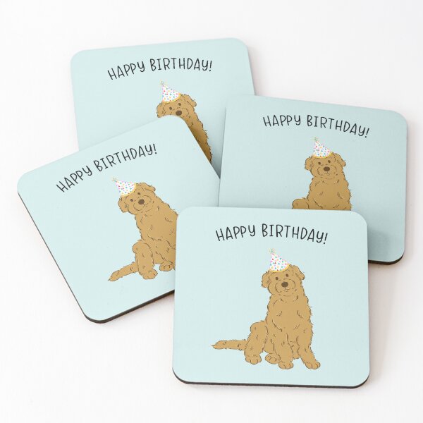 Item preview, Goldendoodle Doodle Dog Happy Birthday designed and sold by thepawster.
