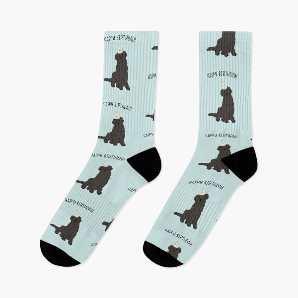 Item preview, Black Labradoodle Doodle Dog Happy Birthday designed and sold by thepawster.