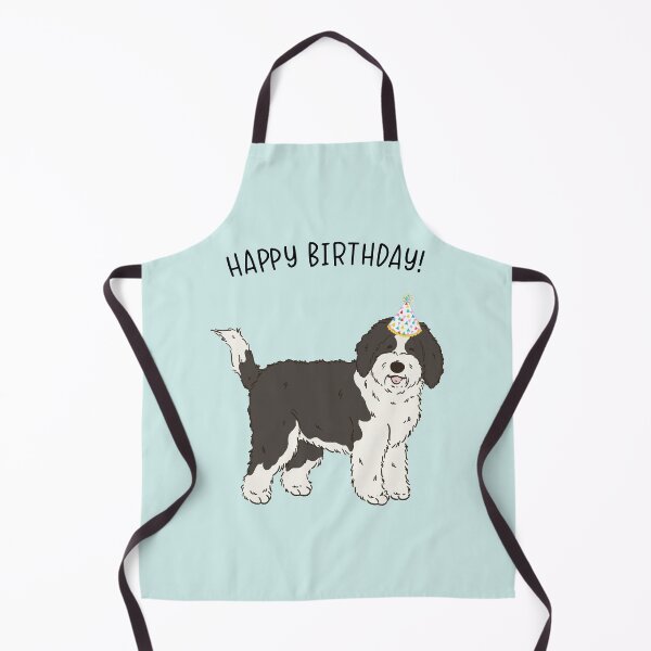 Item preview, Sheepadoodle Sheeppoo Doodle Dog Happy Birthday designed and sold by thepawster.