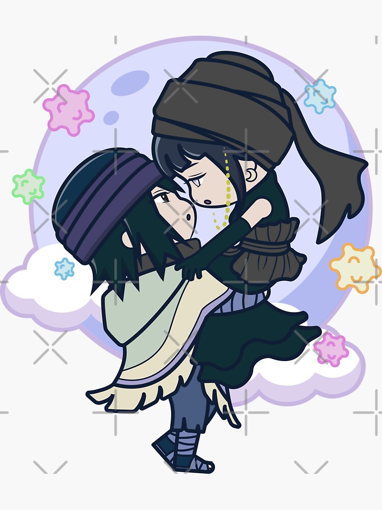 SasuHina Romance Jounin Era Sticker for Sale by TheMochiBox