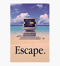 Vaporwave Macintosh Photographic Print
