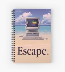 Vaporwave Macintosh Spiral Notebook
