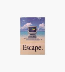 Vaporwave Macintosh Galeriedruck