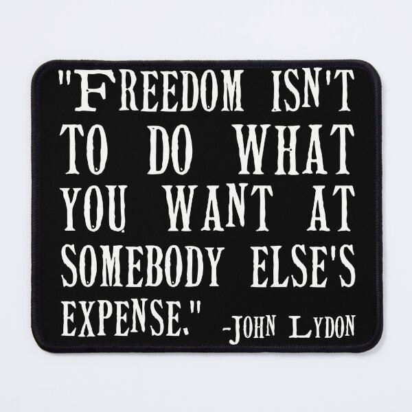 Item preview, Freedom, John Lydon designed and sold by David Bath.